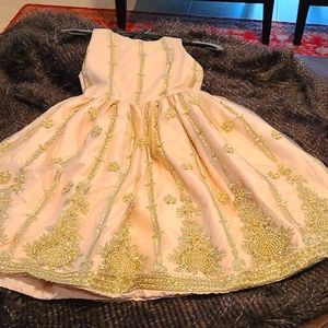 Girls formal beaded dress